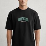 Oversized Ανδρικό T-Shirt σε Μαύρο Χρώμα, Official Collectiva
