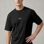 Oversized T-Shirt σε Μαύρο Χρώμα με σχέδιο, MVP