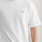 Oversized T-Shirt με Design Print σε Λευκό Χρώμα, UK Royal Black