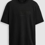Oversized T-Shirt με Σχέδιο σε Μαύρο Χρώμα, United Kind Milano