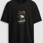 Oversized T-Shirt σε Μαύρο Χρώμα με σχέδιο, Pure Balance