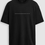 Oversized T-Shirt σε Μαύρο Χρώμα, Line Dream