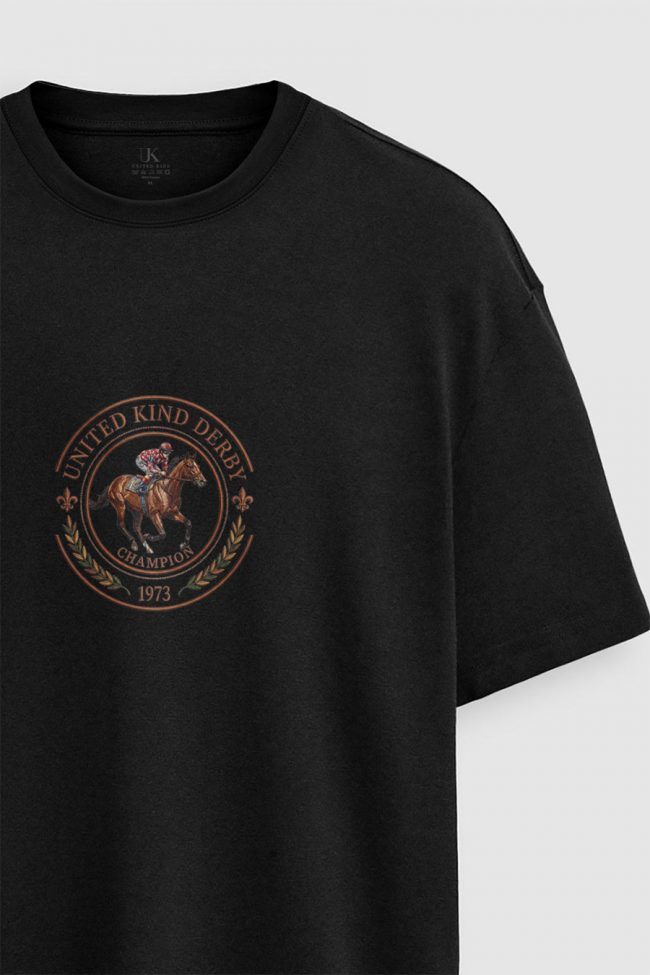 United Kind Derby, Ανδρική Μπλούζα T-Shirt σε Μαύρο Χρώμα
