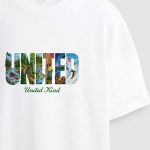 Oversized T-Shirt σε Λευκό Χρώμα με σχέδιο, United Nature