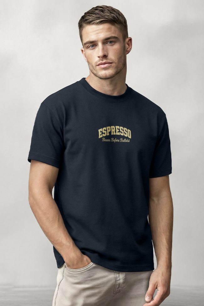 Espresso First, Graphic T-Shirt σε Μπλε Χρώμα