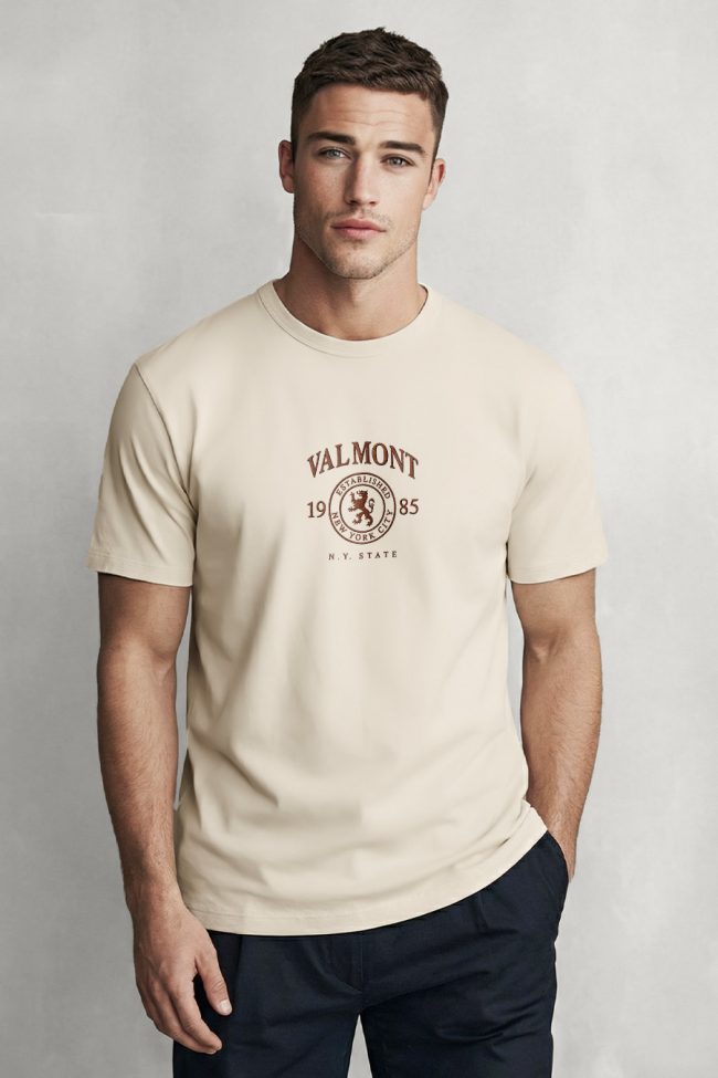 Valmont New York 1985, Μπλούζα T-Shirt σε Εκρού Χρώμα