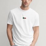 Italia Modern Brush, Μπλούζα T-Shirt σε Λευκό Χρώμα