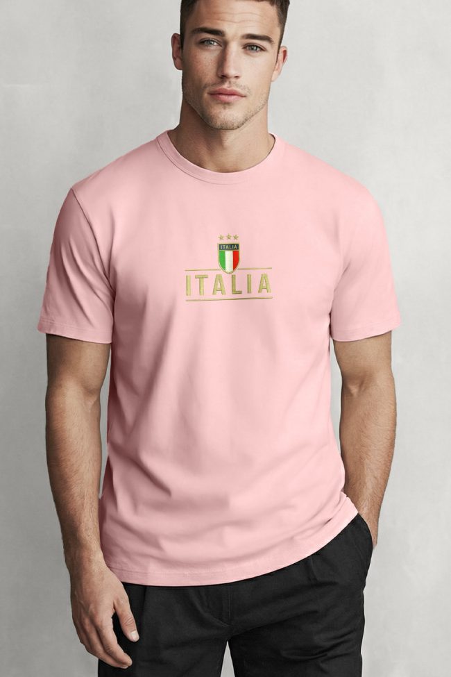 Italia Gold Stars, Μπλούζα T-Shirt σε Ροζ Χρώμα