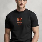 SF Bridge, Ανδρική Μπλούζα T-Shirt σε Μαύρο Χρώμα