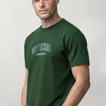 Official Collectiva, T-Shirt Μπλούζα με Σχέδιο σε Πράσινο Χρώμα