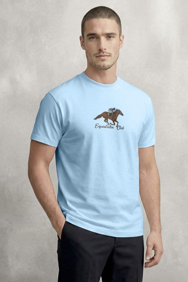Classic Rider, Μπλούζα T-Shirt σε Γαλάζιο Χρώμα