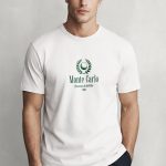 Monte Carlo Legacy, T-Shirt Μπλούζα με Σχέδιο σε Λευκό Χρώμα