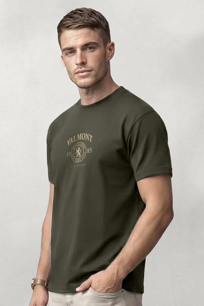 Valmont New York 1985, Μπλούζα T-Shirt σε Χακί Χρώμα