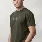Elite Club, Μπλούζα T-Shirt σε Χακί Χρώμα