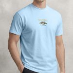 Yellowstone Park, T-Shirt Μπλούζα με Σχέδιο σε Γαλάζιο Χρώμα