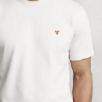 Horns Red, Ανδρική Μπλούζα T-Shirt σε Λευκό Χρώμα