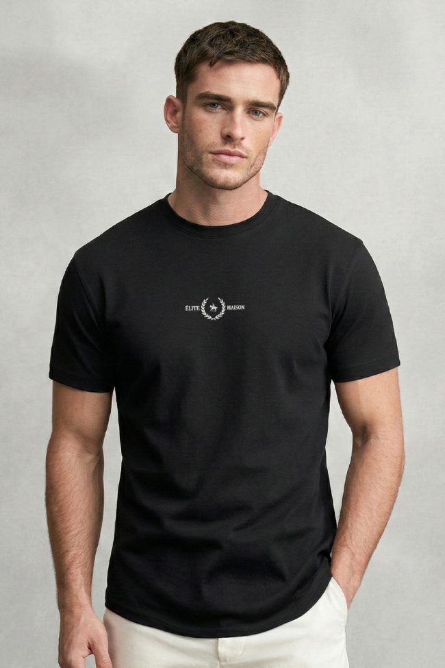 Maison Laureate, Μπλούζα T-Shirt σε Μαύρο Χρώμα