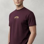 Coffee State, Graphic T-Shirt σε Μπορντώ Χρώμα