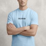 Child of God White, Ανδρική Μπλούζα T-Shirt σε Γαλάζιο Χρώμα