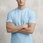 Heavyweight Cotton T-Shirt σε Γαλάζιο Χρώμα