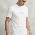Roma, Heavy Cotton T-Shirt σε Λευκό Χρώμα