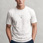 Chess King, Heavy Cotton T-Shirt σε Λευκό Χρώμα