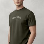 Saint Moritz Atelier, Μπλούζα T-Shirt σε Χακί Χρώμα