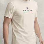 Italia Goal, Μπλούζα T-Shirt σε Εκρού Χρώμα