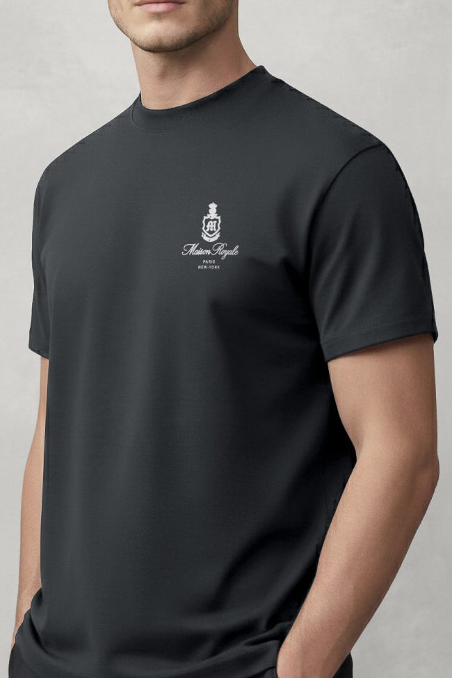 Maison Royale Mini, Μπλούζα T-Shirt σε Iron Grey Χρώμα