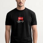 Monte Carlo Racing, T-Shirt Μπλούζα με Σχέδιο σε Μαύρο Χρώμα