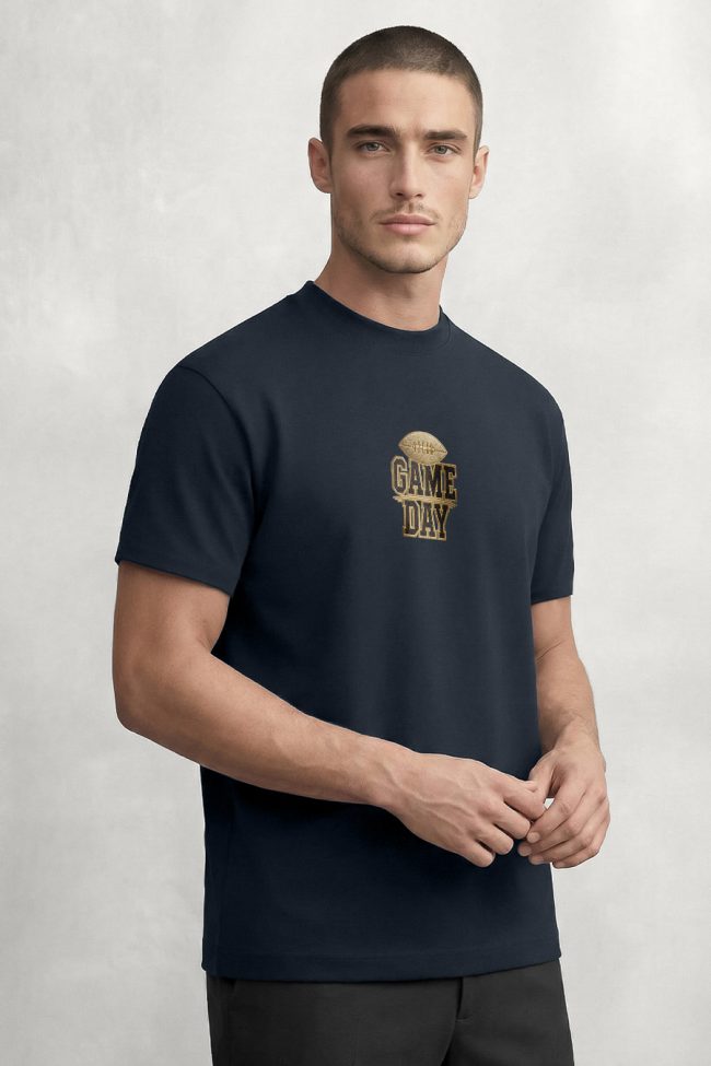 Game Day Football, Graphic T-Shirt σε Μπλε Χρώμα