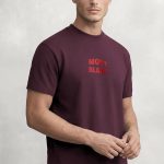 Mont Blanc Red, Graphic T-Shirt σε Μπορντώ Χρώμα