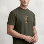 All In Golden, Graphic T-Shirt σε Χακί Χρώμα