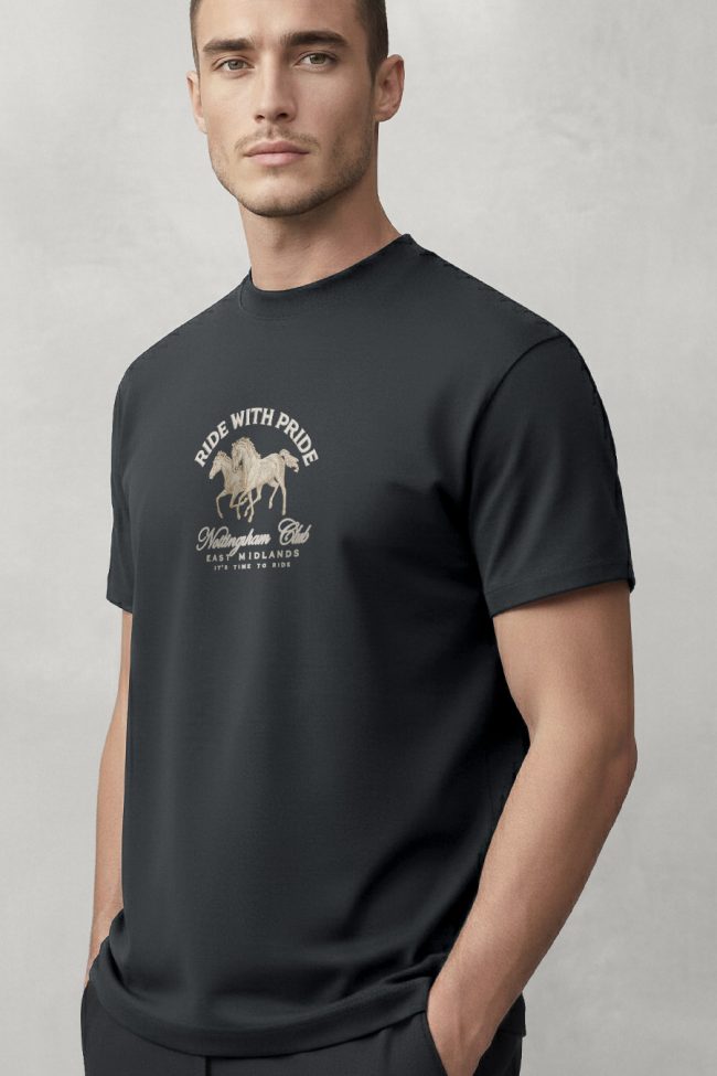 Nottingham Ride, Μπλούζα T-Shirt σε Iron Grey Χρώμα