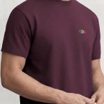 Italy Minimal, Μπλούζα T-Shirt σε Μπορντώ Χρώμα