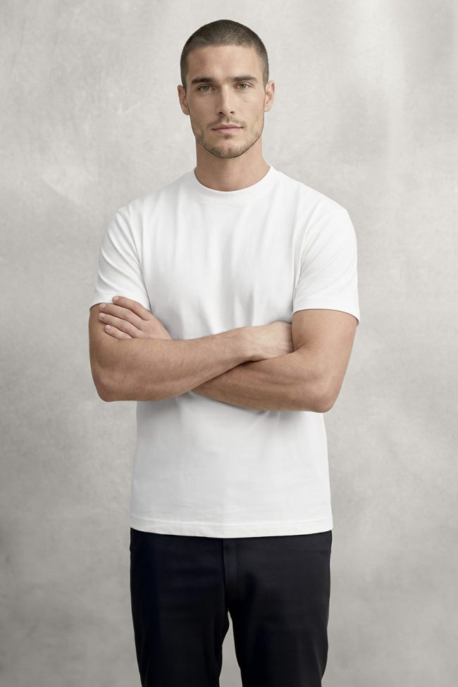 Easy Fit T-Shirt σε Λευκό Χρώμα