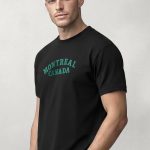 Montreal Green, T-Shirt Μπλούζα με Σχέδιο σε Μαύρο Χρώμα