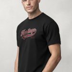 Heritage UK, Heavy Cotton T-Shirt σε Μαύρο Χρώμα