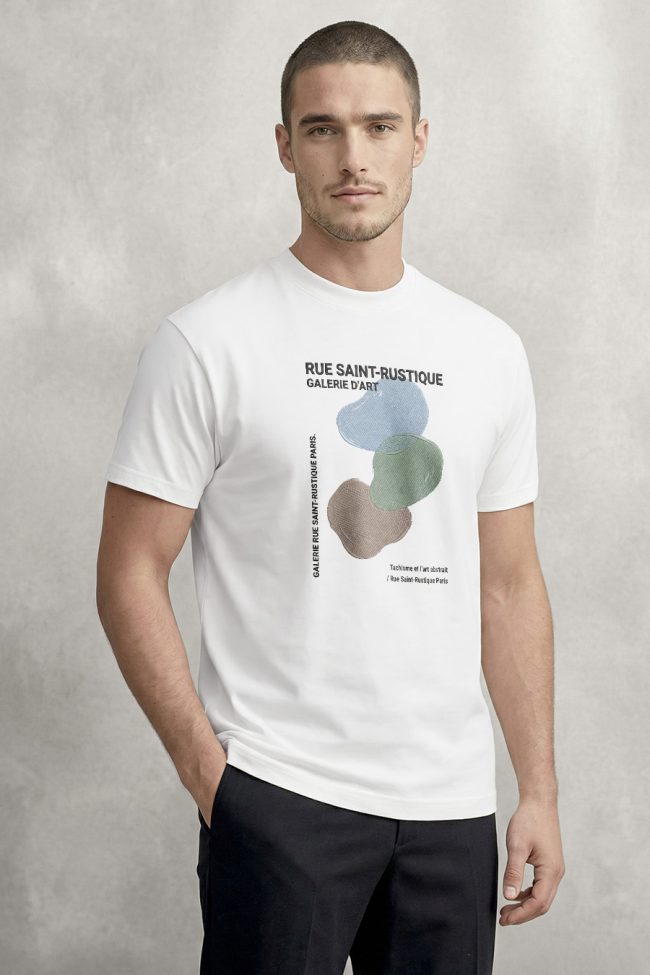 Saint Rustique, Μπλούζα T-Shirt σε Λευκό Χρώμα