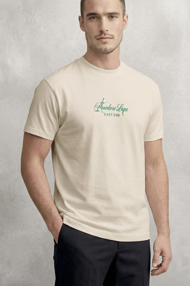 Rosedow East End, Μπλούζα T-Shirt σε Εκρού Χρώμα