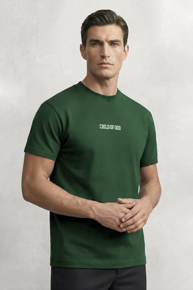 Child of God White, Ανδρική Μπλούζα T-Shirt σε Πράσινο Χρώμα