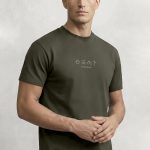 Path of Faith, Heavy Cotton T-Shirt σε Χακί Χρώμα