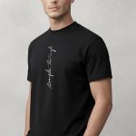 Simple Things Vertical, Heavy Cotton T-Shirt σε Μαύρο Χρώμα