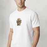 Game Day Football, Graphic T-Shirt σε Λευκό Χρώμα