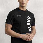 Blanc, Casual Μπλούζα T-Shirt σε Μαύρο Χρώμα