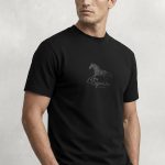 Midnight Stallion, Μπλούζα T-Shirt σε Μαύρο Χρώμα