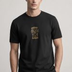 All In Golden, Graphic T-Shirt σε Μαύρο Χρώμα