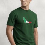 Temple of Speed, Heavy Cotton T-Shirt σε Πράσινο Χρώμα