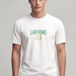 Lake Como Royale Club, Μπλούζα T-Shirt σε Λευκό Χρώμα