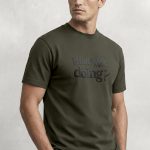 What Are We Doing, Heavy Cotton T-Shirt σε Χακί Χρώμα